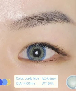 Jordy blue color contact lenses detail