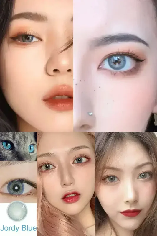 Jordy blue color contact lenses yearly user