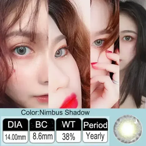 Nimbus Shadow colored contacts real shot