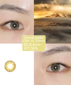 Sandcastle contact lenses color show