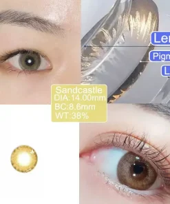 Sandcastle contact lenses detail picture