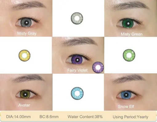 Branclear Blends contact Lenses mix detail