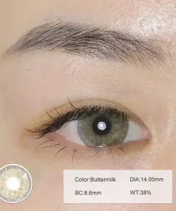 Buttermilk contact lenses color detail