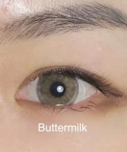 Buttermilk contact lenses color show