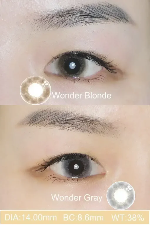 Wonder Blonde Contact Lenses Feather series