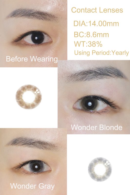 color contact lenses Feather series