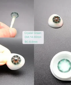 crystal green contact lenses comparison of mold