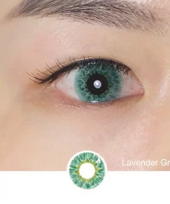 lavender colored contacts detail