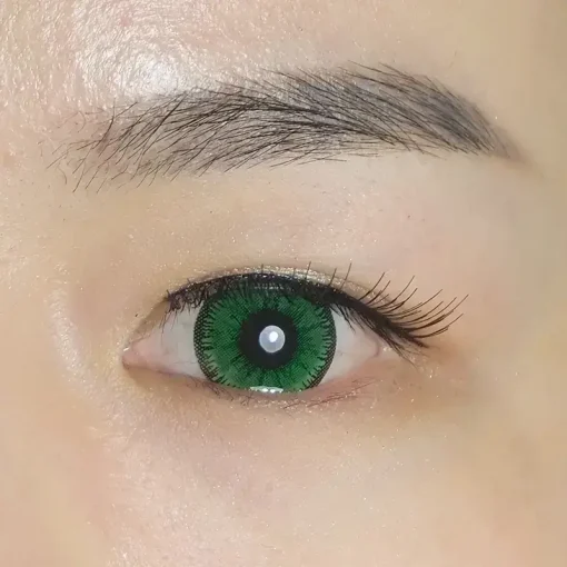 misty green contact lenses