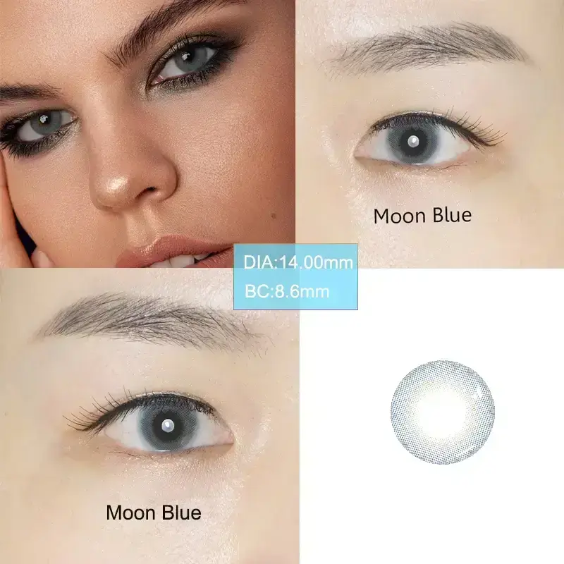 moon contact lenses Wearing effect