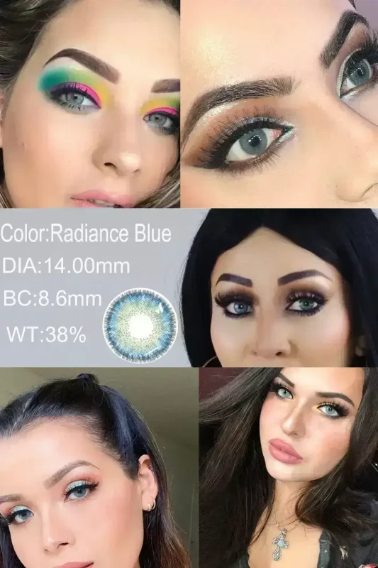radiance contact lenses Wearing effect detail