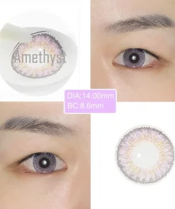 amethyst colored contacts color show