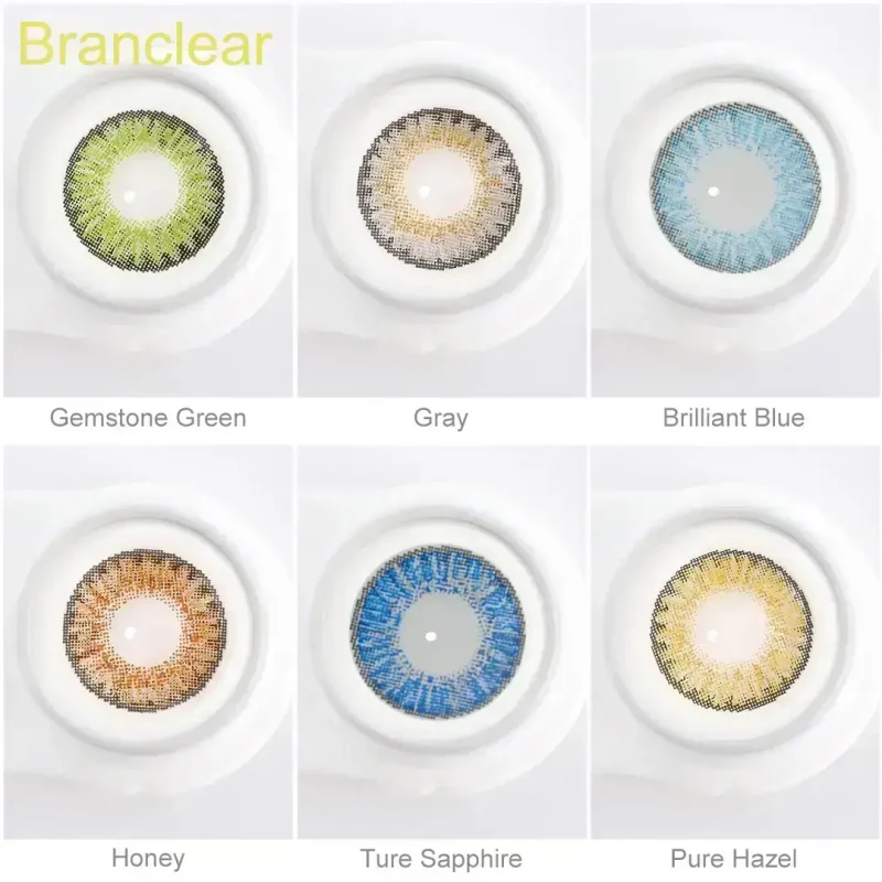 Branclear 3 Tone Colored Soft Contact Lenses