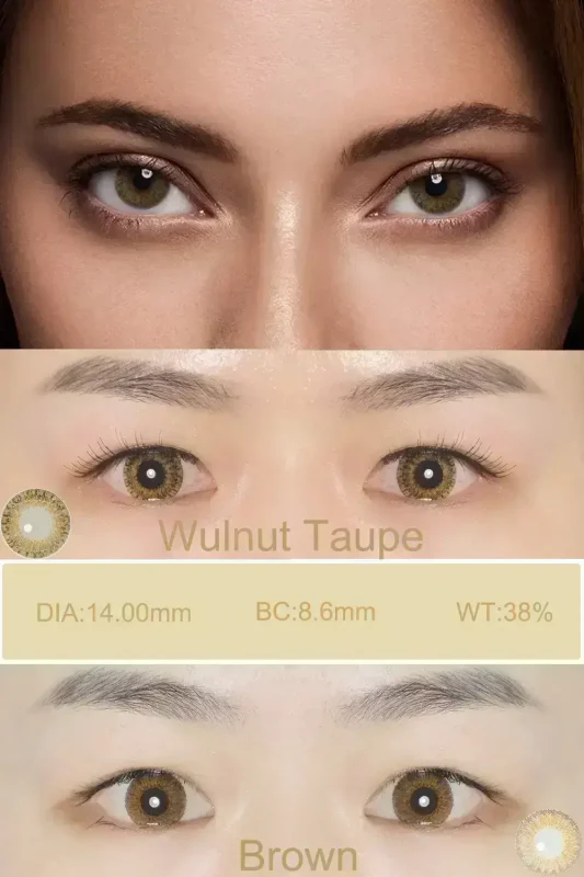 Branclear Blends contact Lenses brown detail