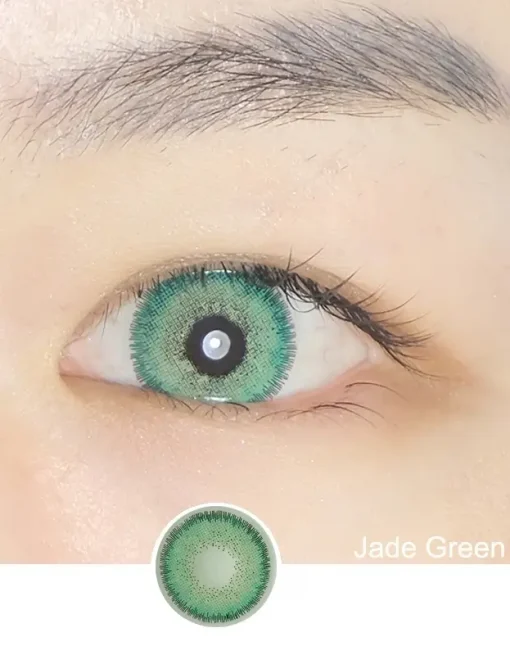 jade color contact lenses color show