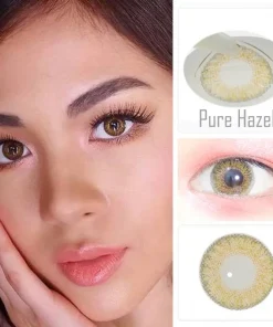 pure hazel colored contacts color show