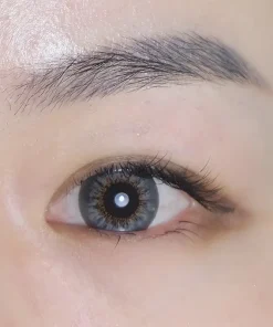 Ash grey contact lens
