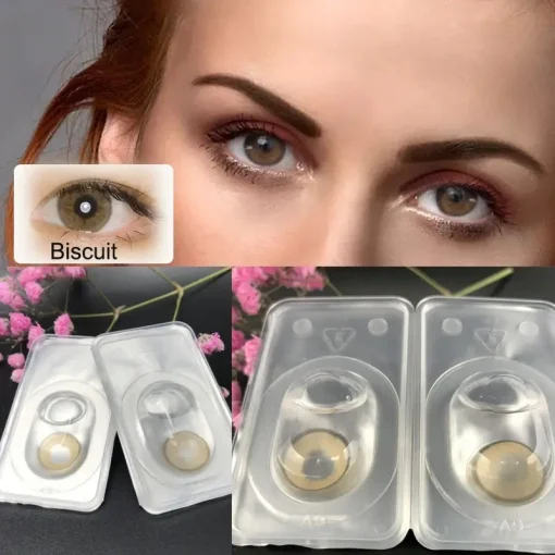 Biscuit Contact Lenses Real shot