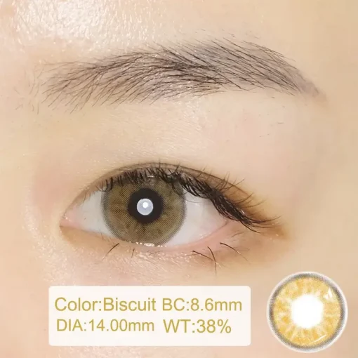 Biscuit Contact Lenses color show