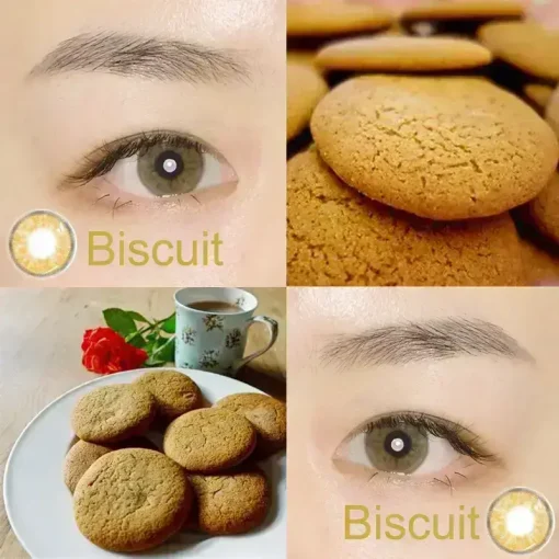 Biscuit Contact Lenses show detail