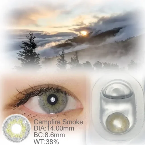 Campfire Smoke contact lenses detail show