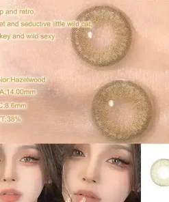 Hazelwood contact lenses wearing effect