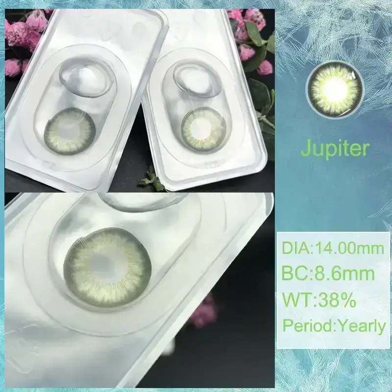 Jupiter green contact lenses specifications