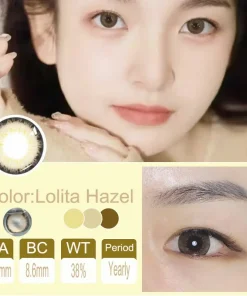Lolita Hazel colored contacts characteristic