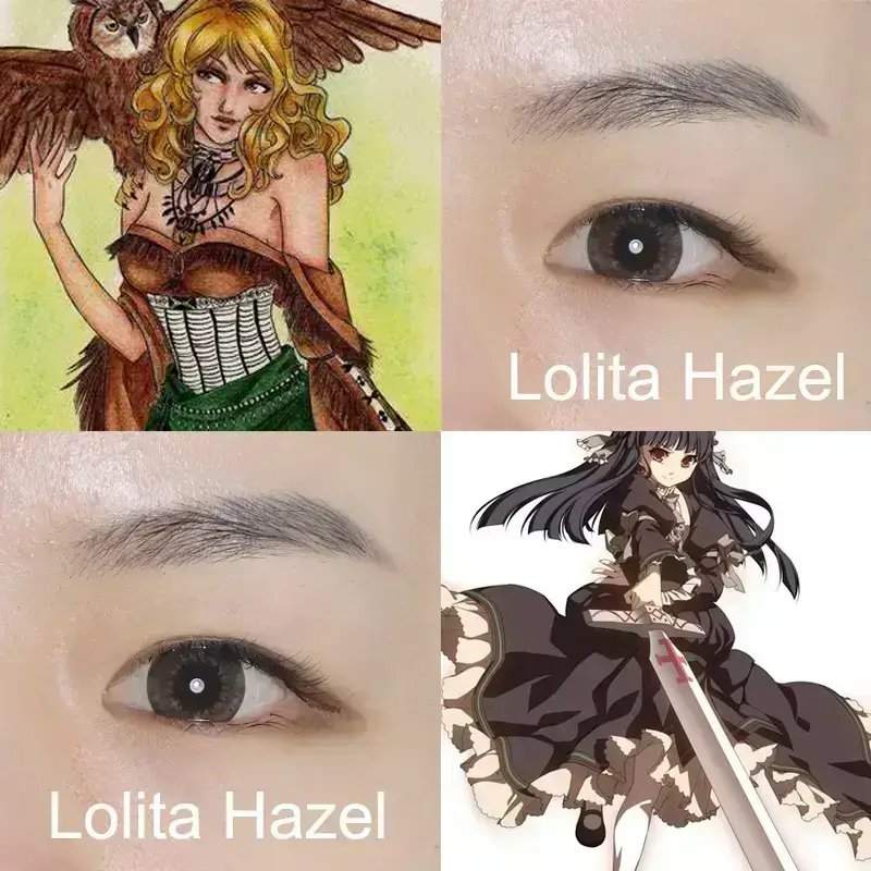 Lolita Hazel colored contacts color show