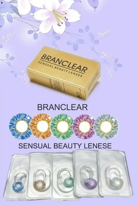 Branclear 3 tone contact lenses Sunny cosplay series detail