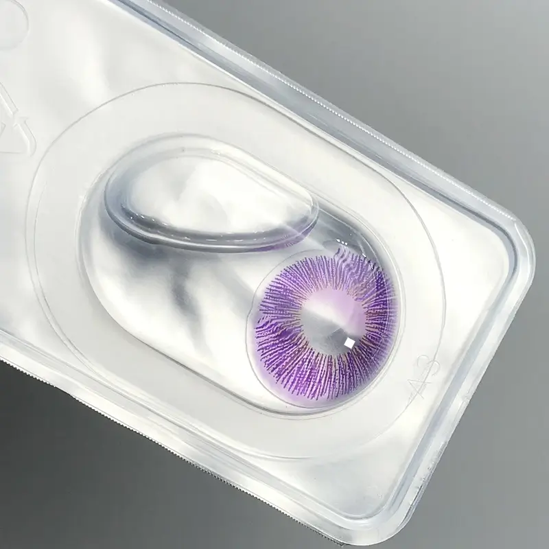 Yolonda violet contact lenses Real shot