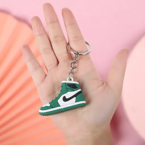 Sneaker keychain green