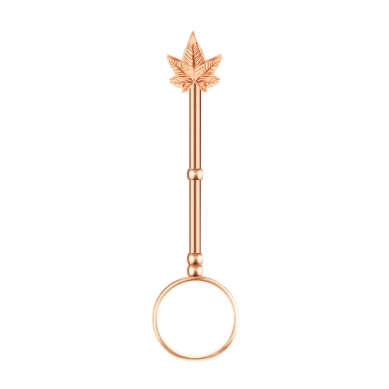Smoking Personality Ring Cigarette clips rose gold